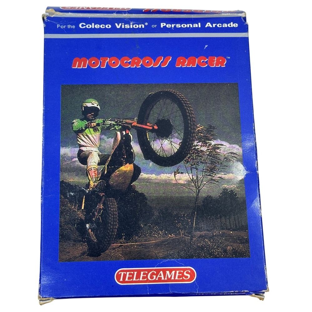 Telegames Motocross Racer ColecoVision Personal Arcade Game Xonox PA1015 Boxed